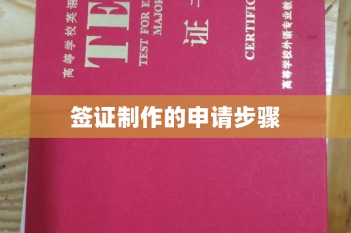 大寮签证制作的申请步骤