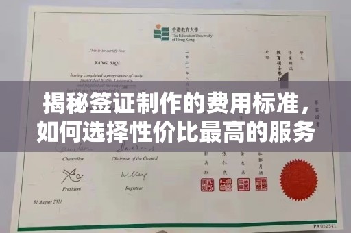 大寮揭秘签证制作的费用标准，如何选择性价比最高的服务？