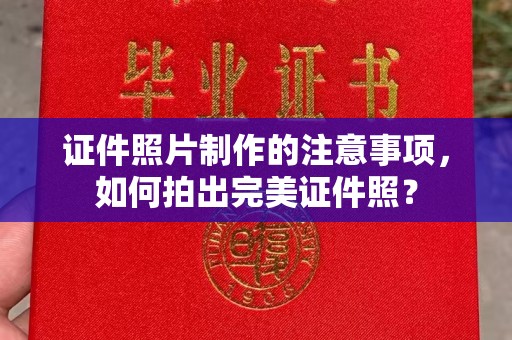 大寮证件照片制作的注意事项，如何拍出完美证件照？