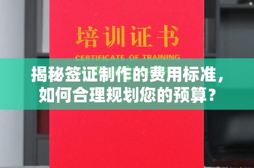 大寮揭秘签证制作的费用标准，如何合理规划您的预算？