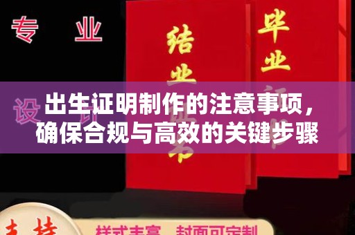 大寮出生证明制作的注意事项，确保合规与高效的关键步骤