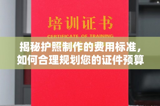 大寮揭秘护照制作的费用标准，如何合理规划您的证件预算