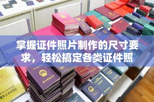 大寮掌握证件照片制作的尺寸要求，轻松搞定各类证件照
