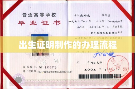 大寮出生证明制作的办理流程